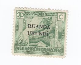 Belga Congo,1924 -1926, 20c, Affrancatura Francobolli Sovrastampato " Ruanda - - $7.45