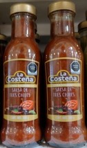 2X La Costena Salsa Tres Chiles ( Three Peppers )- 2 Of 280g Ea - Priority Ship - $21.28