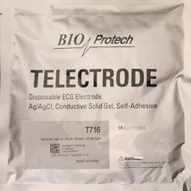 Bio-Protech T716 ECG EKG Monitoring Foam Electrode - 2000 Electrodes 50p... - $267.23