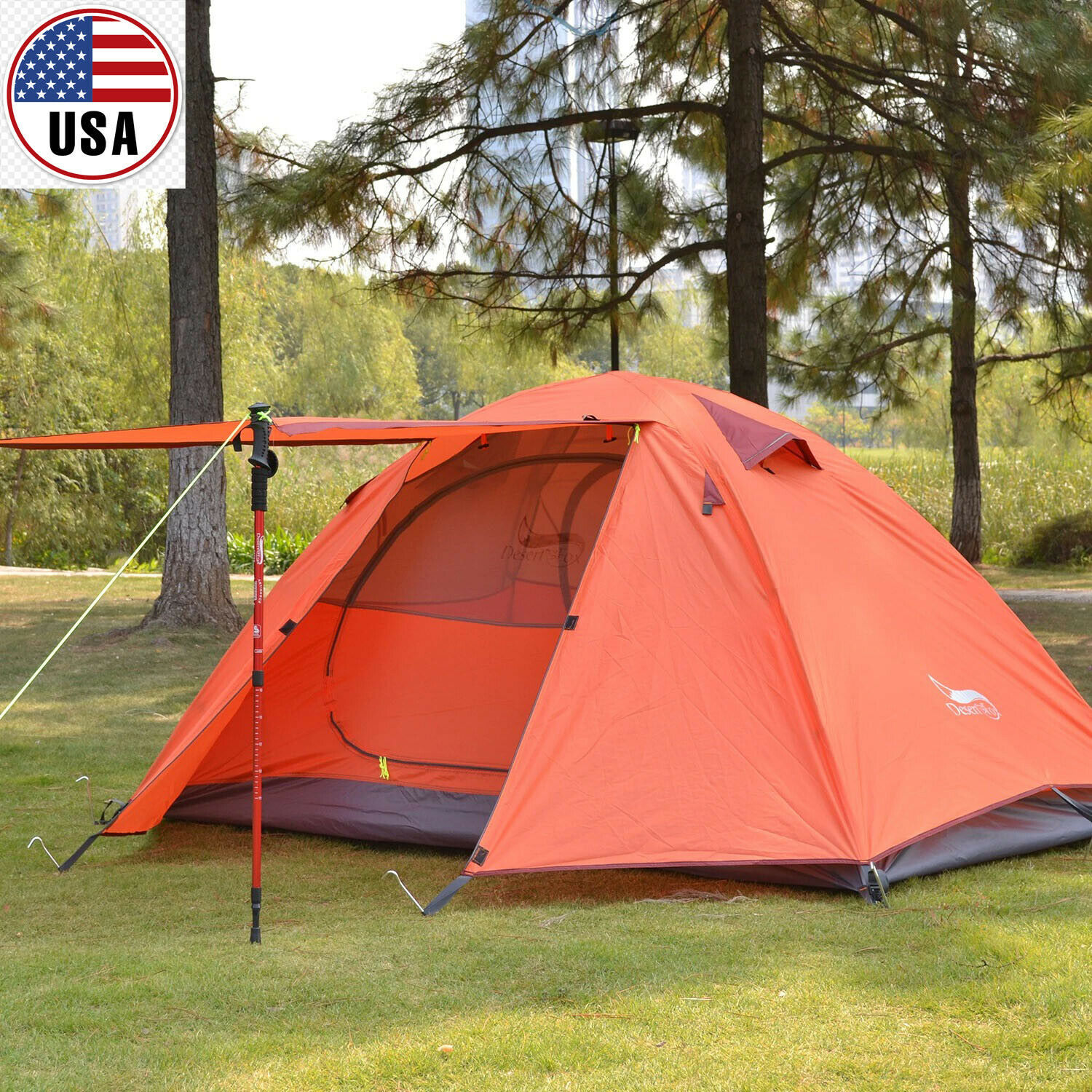 Outdoor Tent Camping Backpacking Camping High Quality Waterproof Travel ... - $71.99