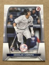 2023 Bowman #32 Oswald Cabrera Rookie RC Yankees - £1.87 GBP