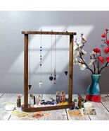 Pendulum Display Stand with Tray | Wooden Crystal Stone Holder Up to 17 ... - $38.72 CAD