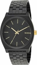 Nixon A0451041-00 Time Teller Matte Black/Gold Unisex Watch - £74.96 GBP