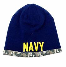 Icon Sports Group Inc. U.S. Armed Forces Military Camo/Solid Beanie Hat Winter S - £16.14 GBP