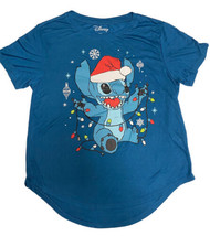 Disney Lilo and Stitch Christmas shirt L (11-13) - £9.90 GBP