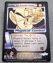 2000 Score Unlimited Dragon Ball Z DBZ CCG TCG Orange Two Knuckle Punch #3 Foil - $1.99