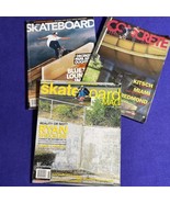 Lot of 3 Vintage Skateboarding Magazines - Skatebord Mag Concrete SBC + ... - £8.40 GBP