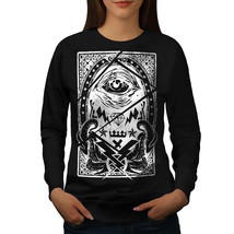 Illuminati Horror Vintage Jumper Sea Monster Women Sweatshirt - £15.14 GBP