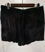 Old Navy Mid-Rise Vintage Sweat Shorts Women 3&quot; Inseam Tie Dye Black Large - £10.95 GBP