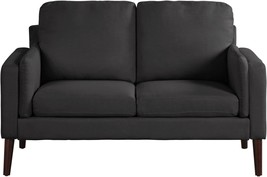 Nolan Loveseat By Lifestyle Solutions In Black - £179.32 GBP