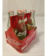 VINTAGE CLASSIC COCA COLA BOTTLES 1986 OPENED FIVE PACK W/ CARRIER COLLE... - $1,176.45 MXN