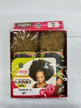 Eve Hair 100% Remy Human Hair Afro Kinky Bulk 16&quot; #27 Maley Braid Twist - £25.94 GBP