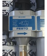 FESTO PNEUMATIC VALVE BLOCK LFR-D-MIDI/HE-D-MIDI/HEE-D-MIDI-24/HEL-D-MID... - $165.00