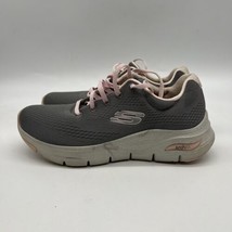 Skechers Womens Arch Fit Womens Size 8 Pink Gray Athletic Running Shoes - £23.36 GBP