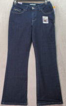 Lee Bootcut Jeans Women&#39;s Petite 12 Blue Ultra Stretch Mid Rise Slender Secret - $25.85