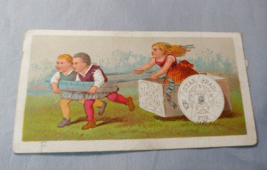 1880s Victorian Trade Card Alpaca Star Braid - £6.84 GBP