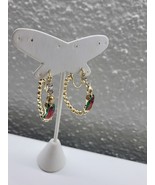 Virgen de Guadalupe Hoops Earrings  - $283.92 MXN