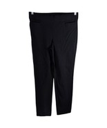 Liz Claiborne Career Stretch Pants Black Womens Size 12 with Pockets Rayon - $46.07 CAD