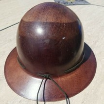 Vintage Brown Mine Safety Appliance Co. Skullgard Hard Hat Helmet Made I... - $159.99