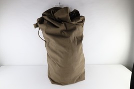 Vintage Rothco Military Heavyweight Canvas Top Load Duffel Bag Olive Drag 29x52&quot; - $98.95