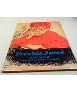 [B4] PAPERBACK- 1973 FRECKLE JUICE By Judy Blume FIRST PRINTING Four Win... - $179.41