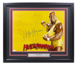 Hulk Hogan Signé Encadré 16x20 Hulkamania Wwe Photo JSA - £228.14 GBP