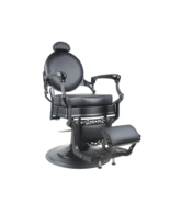 Lannister Vintage Designer Heavy Duty Barber Salon Chair - Midnight Edition - £746.25 GBP