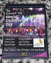 The Concert For World Children&#39;s Day Celine Dion Iglesias DVD New and Sealed - $15.83