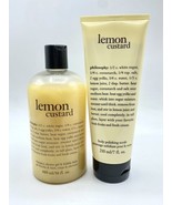 Philosophy Lemon Custard Shampoo, Shower Gel,  Bubble Bath &amp; Polishing S... - $760.08 MXN