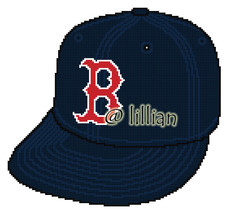 Mlb ~ Boston Red Sox Cap Cross Stitch Pattern - £3.15 GBP