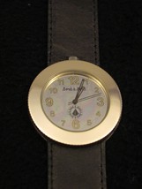 Wrist Watch Bord a&#39; Bord French Uni-Sex Solid Bronze, Genuine Leather B22 - £103.63 GBP