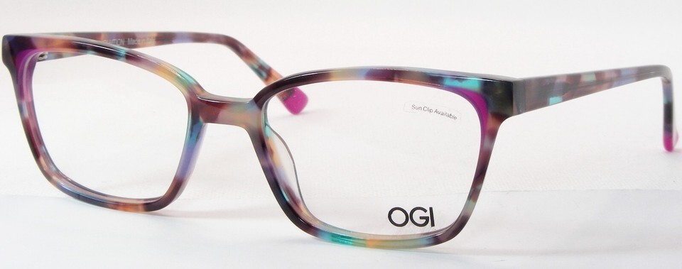 OGI EVOLUTION 9110 1946 FUCHSIA MELANGE UNIQUE EYEGLASSES 50-17-140mm Italy - $154.33