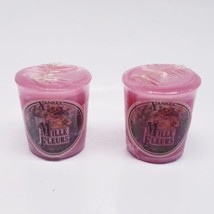 Yankee Candle Mille FLEURS- Victoria Era Votives Lot Of 2 Wrapped Rare &amp; Htf - £22.41 GBP