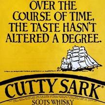 Cutty Sark Scots Whisky 1979 Advertisement Distillery Taste Over Time DWKK3 - $19.99