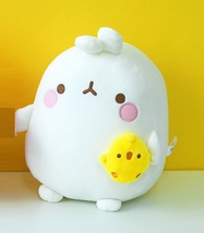 Molang and Piu Piu Stuffed Animal Plush Rabbit Toy Soft Cushion 9.8 inches image 2