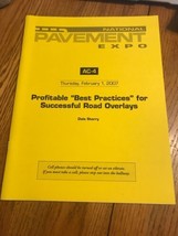 National Pavement Expo AC-4 Profitable“Best Practice”For Successful Road... - £34.00 GBP