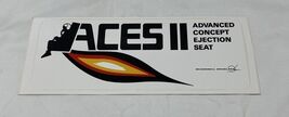 ACES II Advanced Concept Ejection Seat McDonnell Douglas Bumper Sticker ... - $14.84