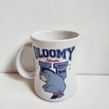 Eeyore Coffee Mug Disney Store Gloomy State U Tea Cocoa Working Our Tails Off - £7.46 GBP
