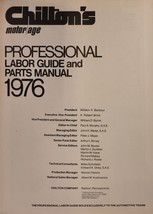Chilton&#39;s Professional Labor Guide and Parts Manual 1976 - $47.54