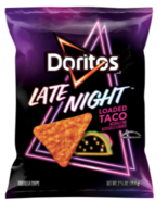 Doritos Tortilla Chips Late Night Loaded Taco Flavored 2 5/8 Oz Bags! - $81.18 CAD