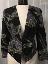 Chico&#39;s Women&#39;s Blazer Open Front Multi Color Lined Chico&#39;s Size 0 / 4 NWOT - $49.50