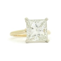 Authenticity Guarantee 
GIA Princess Solitaire Diamond Engagement Ring 14K Ye... - £47,957.36 GBP