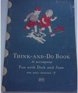 Vintage Think And Do Book To Accompany Fun With Dick &amp; Jane 1946 Used 1/1 - $74.63 MXN
