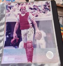 Johnny Bench Cincinnati Reds Autographed Signed MLB Holigrsm 8x10 Photo HOF - £18.80 GBP