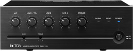 TOA BG-2120 Compact 120-Watts 5-Channel Mixer/Amplifier - £501.78 GBP