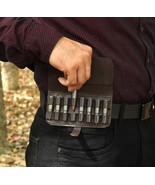 Leather Ammo Pouch Cartridge Holder Rifle Shell Pouch 8 Rounds Ammo Carrier - €13,98 EUR