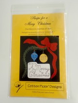 Recipe For A Merry Christmas Pattern by Cotton Pickin Designs - $5.93