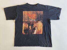 VINTAGE 1996 Def Leppard Slang Concert Tour T Shirt XL Sizzling Black Vt... - $173.25