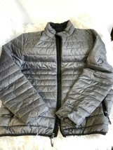 Swiss Tech Women&#39;s Puffer Jacket Gray Size L 42-44 Zippered 2 Pockets - £26.81 GBP