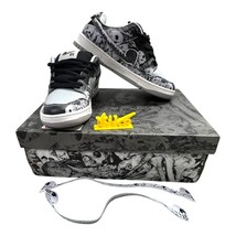 Custom Silhouette Dunk Style Kito Wares Catacombs Low Skate V2 Size 6 Bl... - $140.24